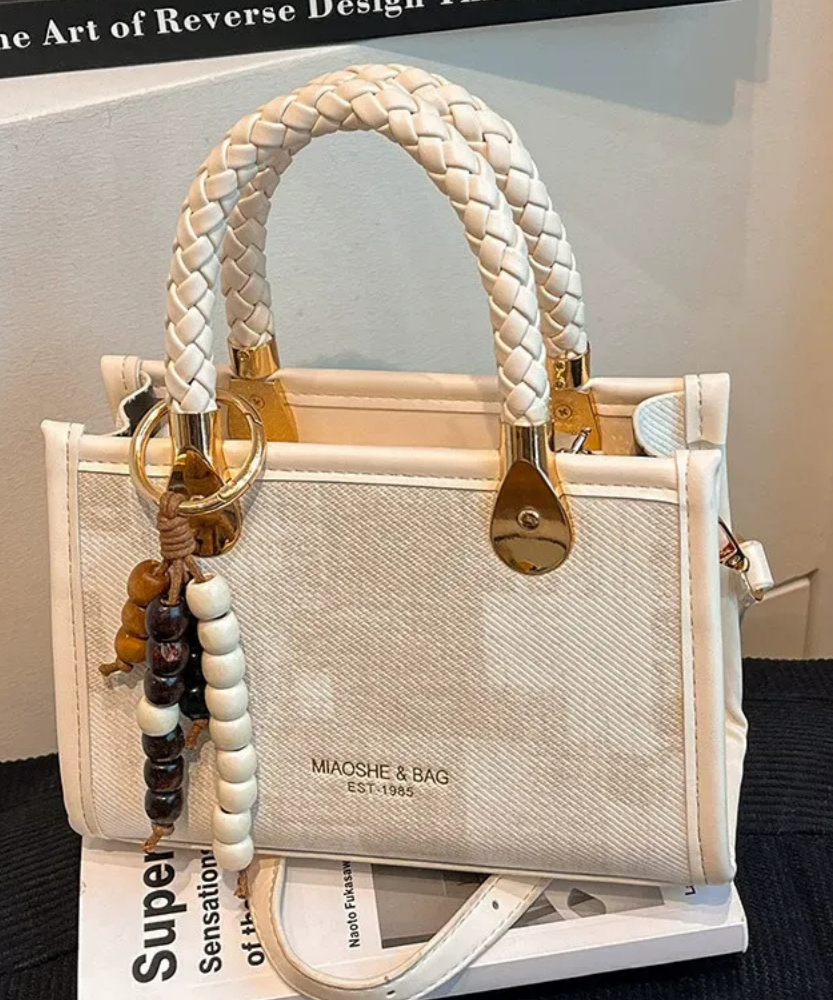 Capucine Braided Handle Mini Handbag