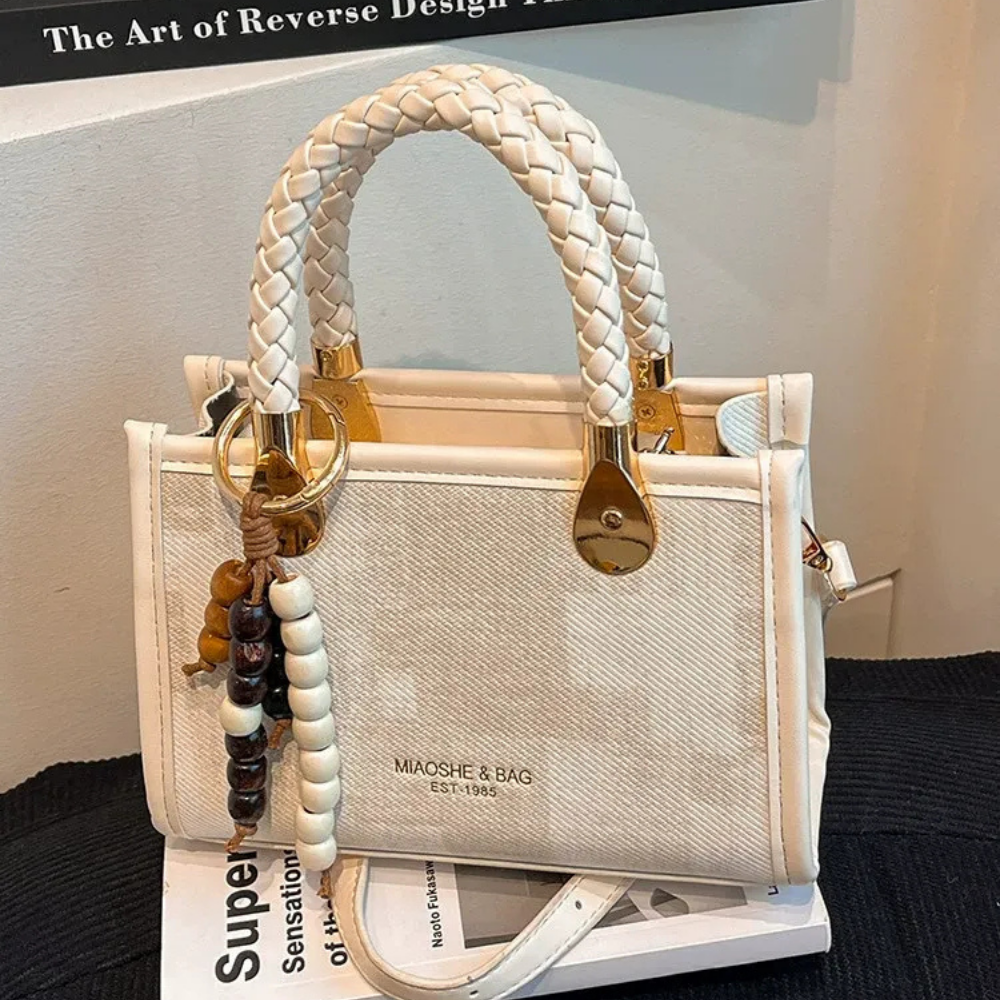 Capucine Braided Handle Mini Handbag