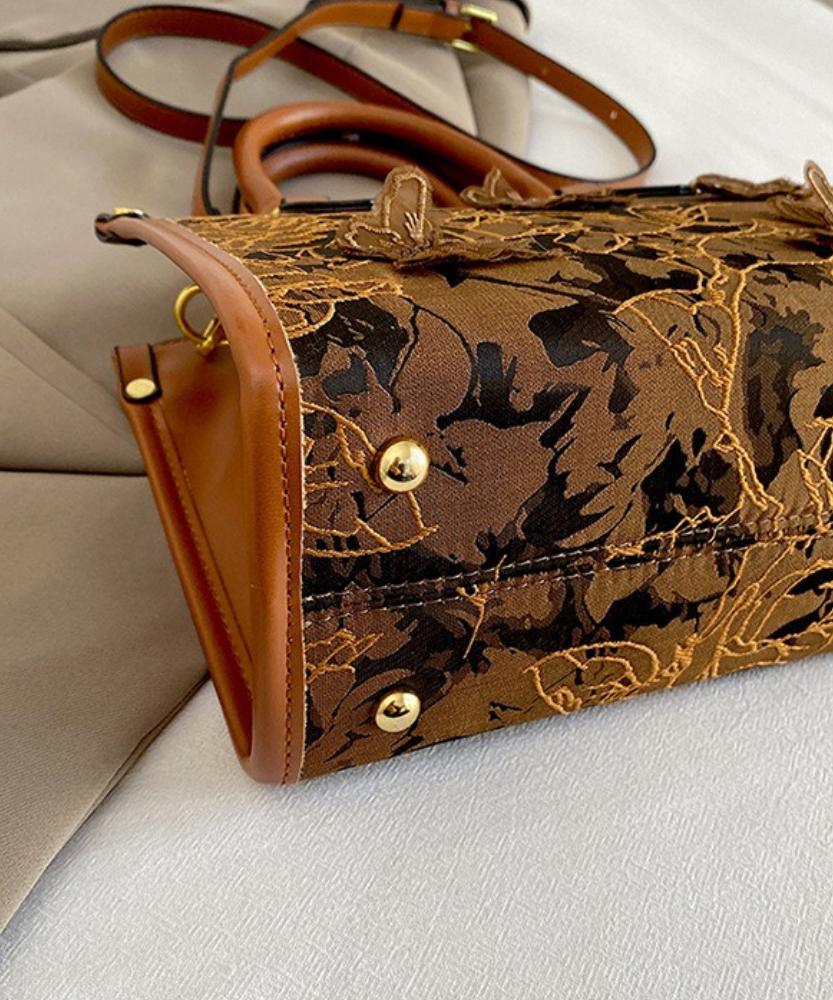 Evarielle Floral Lace Satchel Bag
