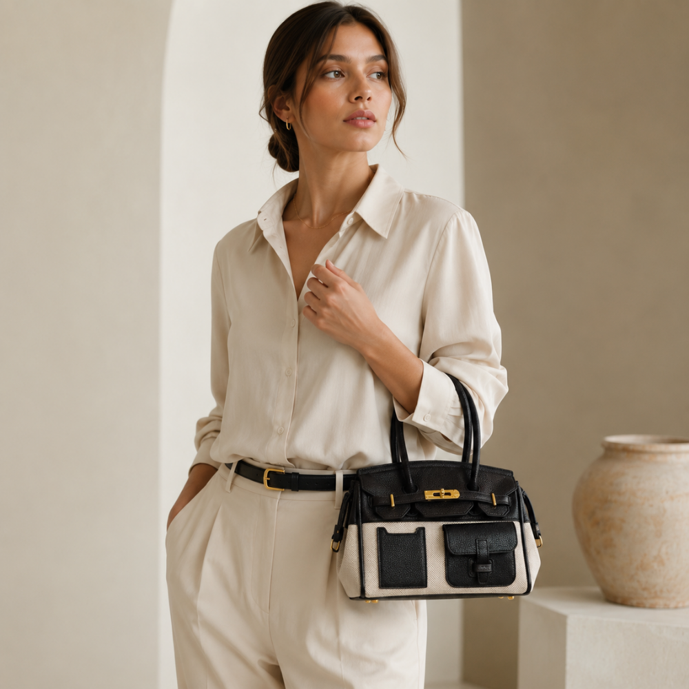 Ambrisa Pocket Satchel Bag