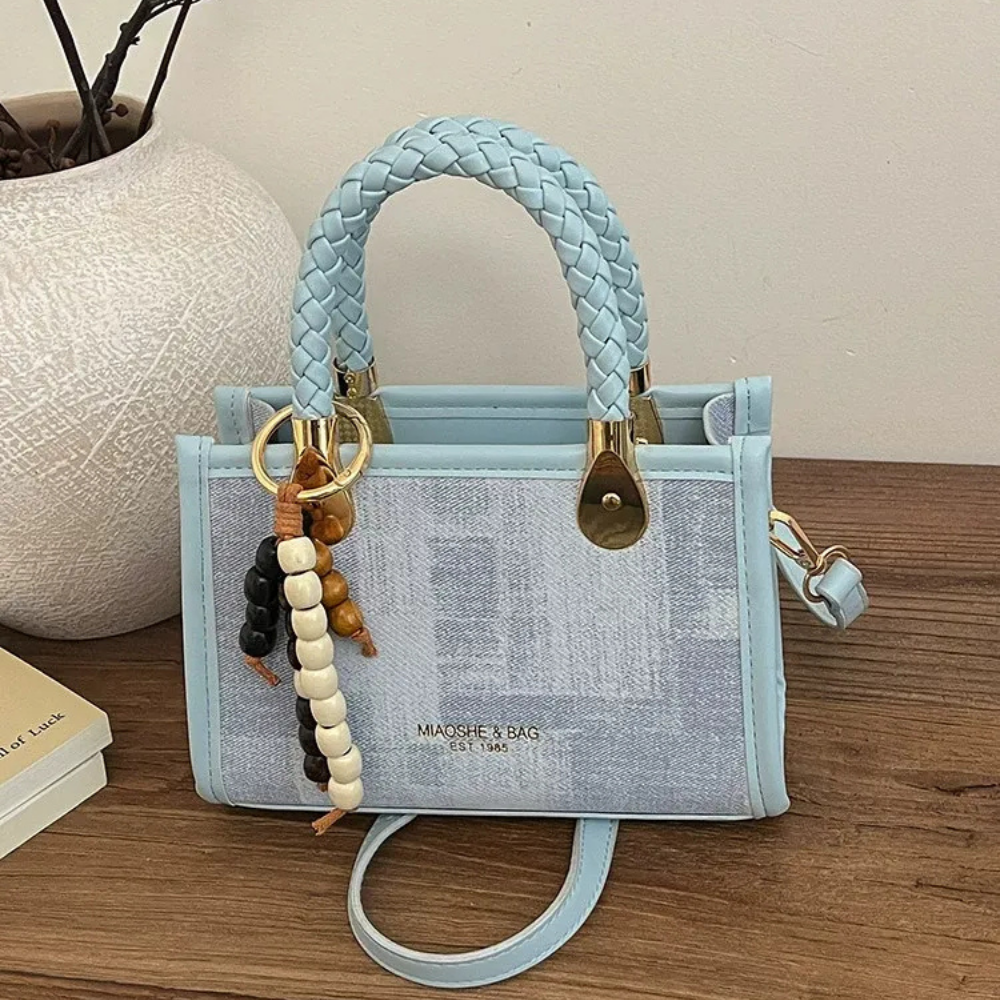 Capucine Braided Handle Mini Handbag