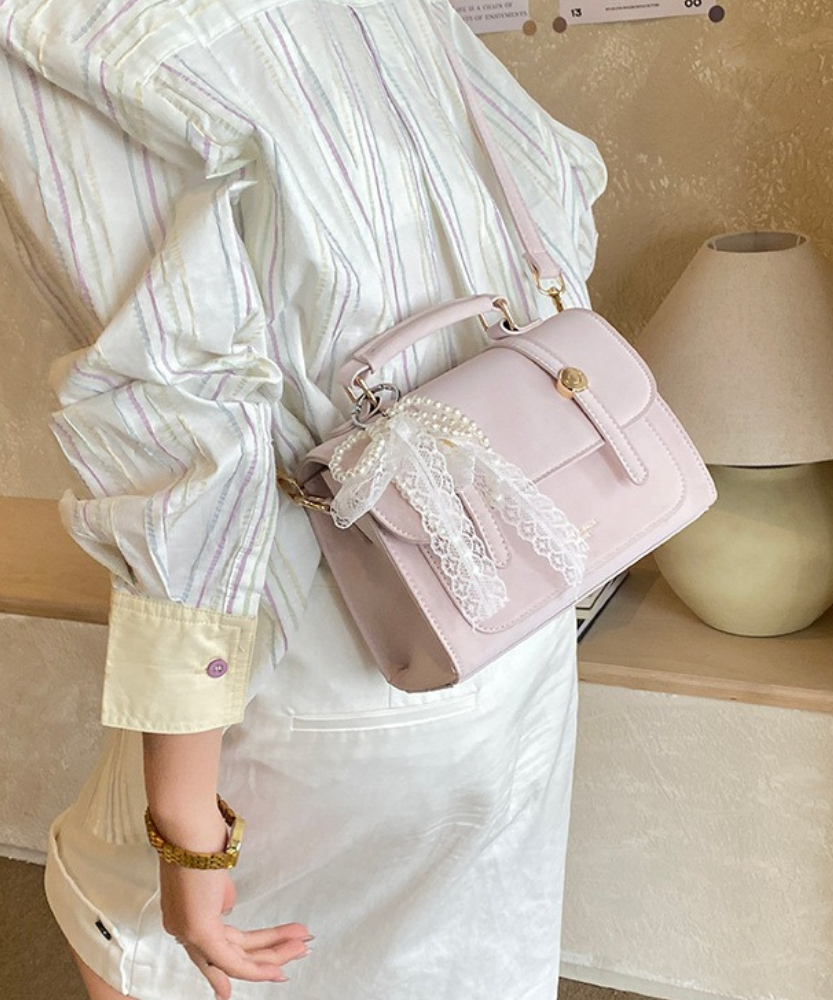 Vessara Top Handle Flap Bag
