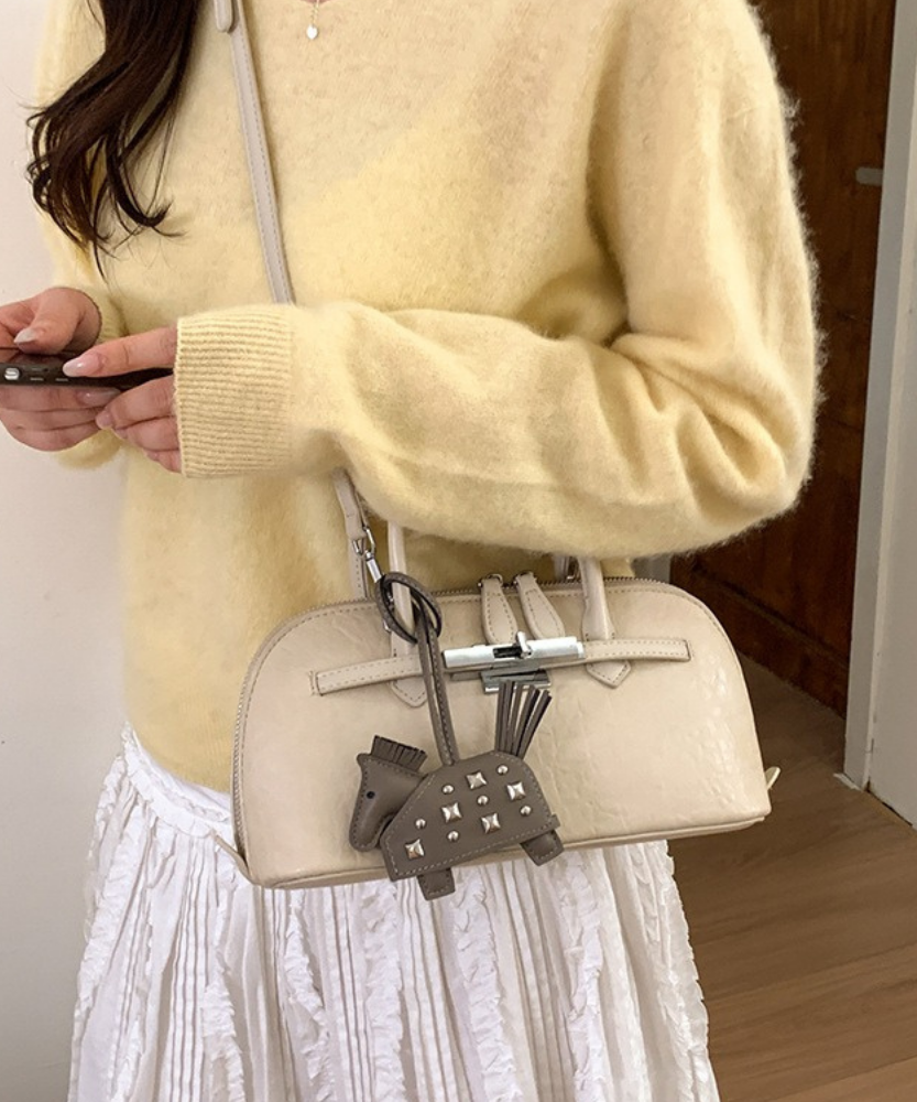 Bertille Lock Detail Mini Handbag