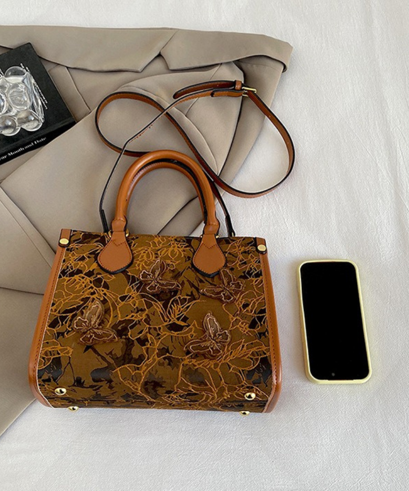 Evarielle Floral Lace Satchel Bag