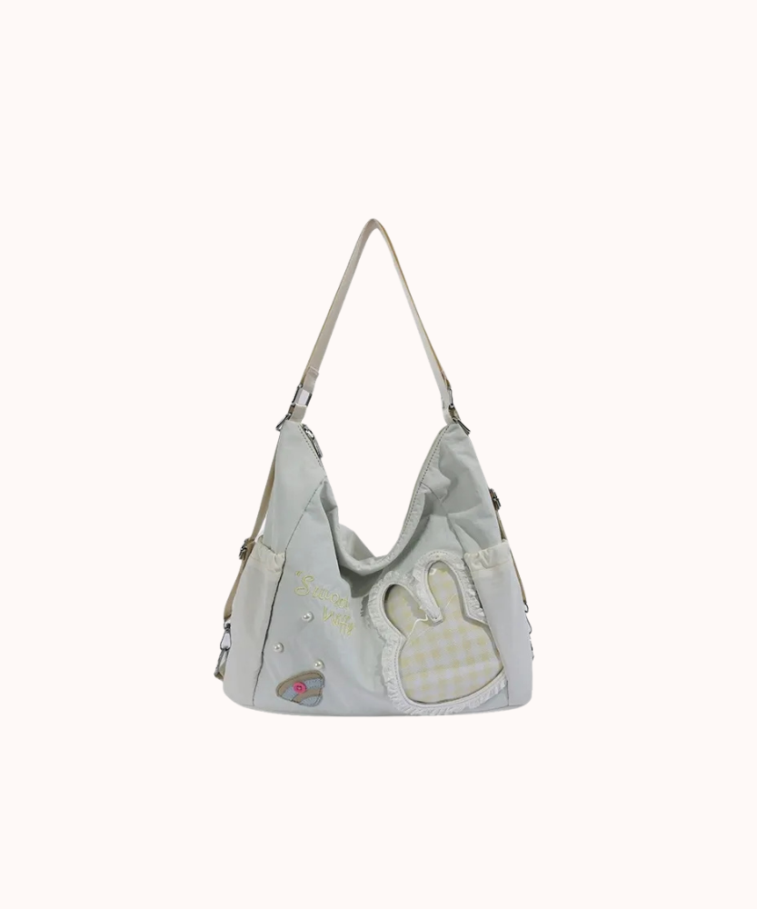 Lusette Bunny Patch Shoulder Bag