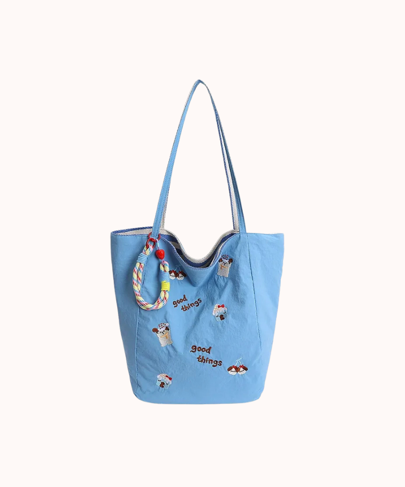 Fioratta Embroidered Tote Bag