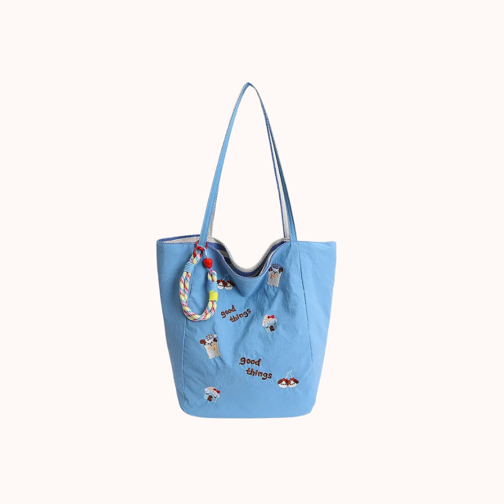 Fioratta Embroidered Tote Bag