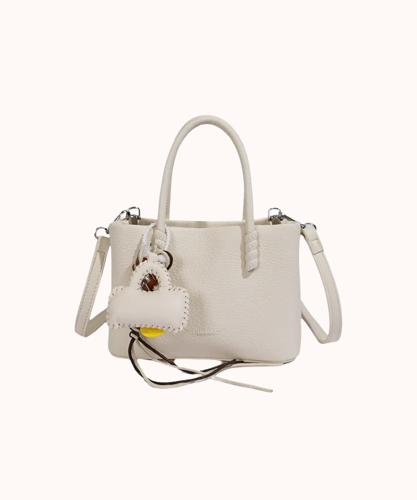 Dolciana Heart Charm Bucket Bag