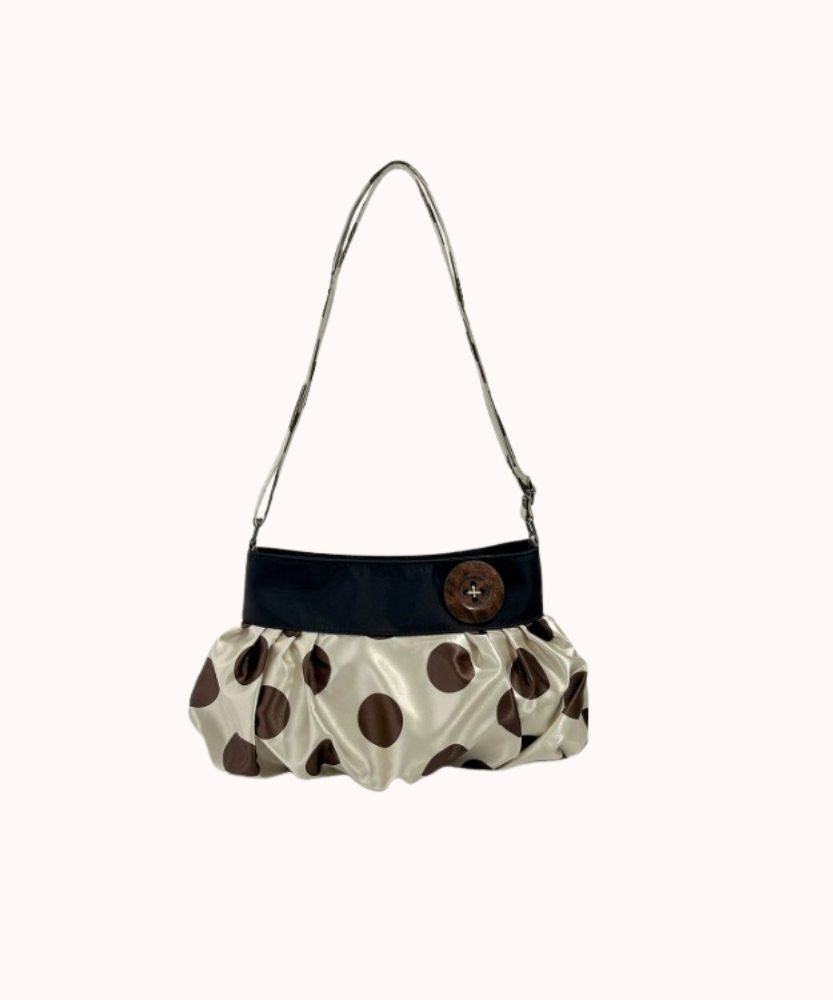 Elara Polka Dot Cloud Shoulder Bag