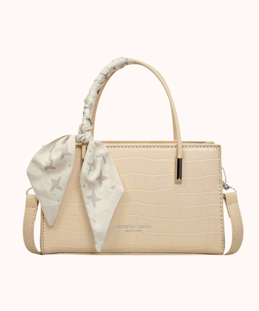 Novera Croc-Embossed Mini Shoulder Bag