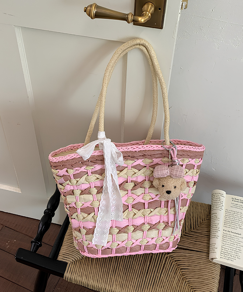 Sylka Woven Tote Bag