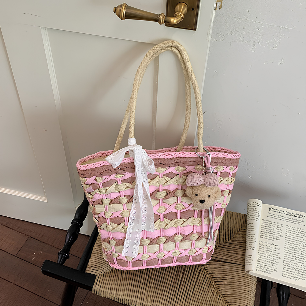Sylka Woven Tote Bag
