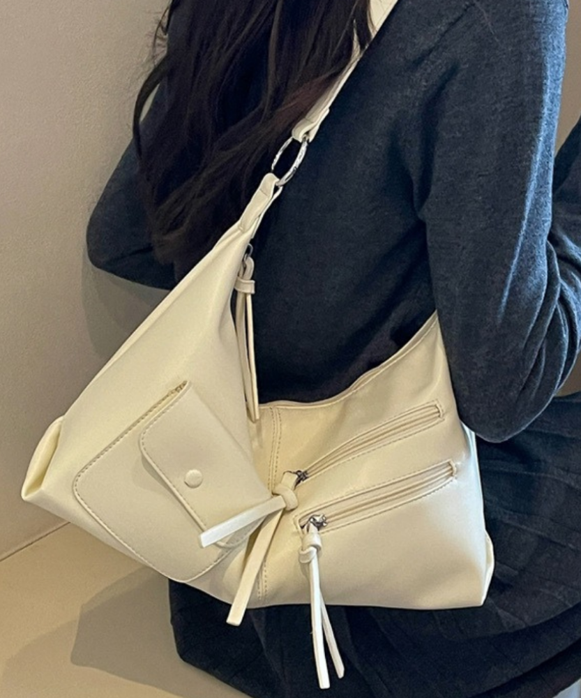 Tazielle Zip Pocket Shoulder Bag