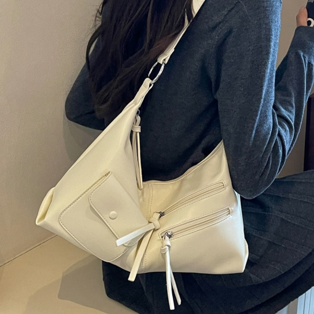 Tazielle Zip Pocket Shoulder Bag