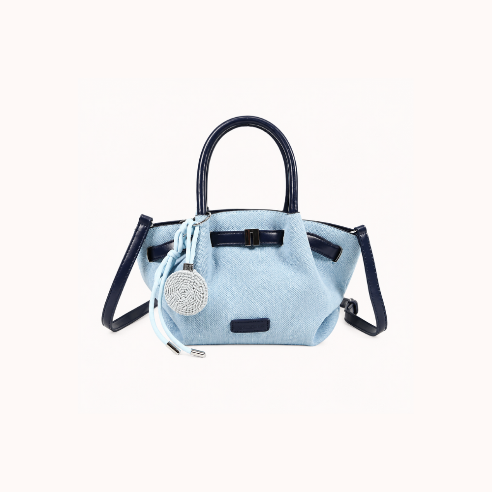 Dovela Contrast-Trim Mini Handbag