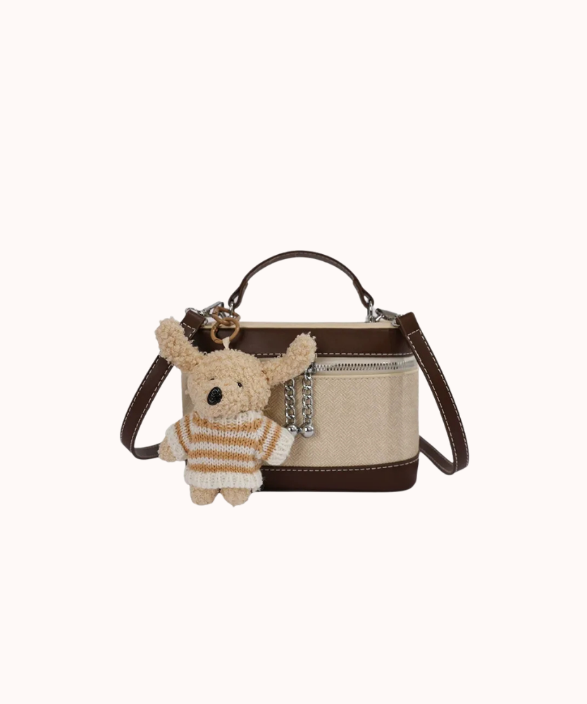 Leporia Bunny Charm Mini Handbag