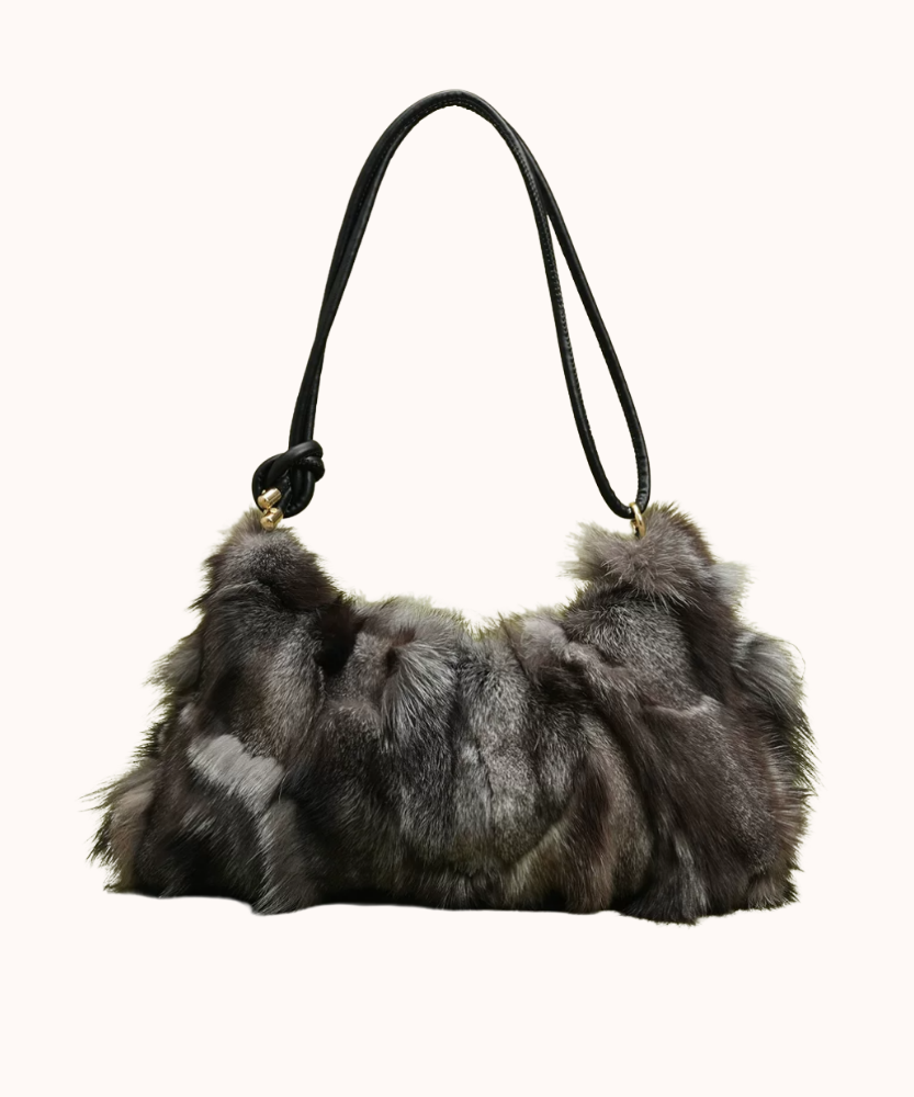 Auvréa Plush Fur Shoulder Bag