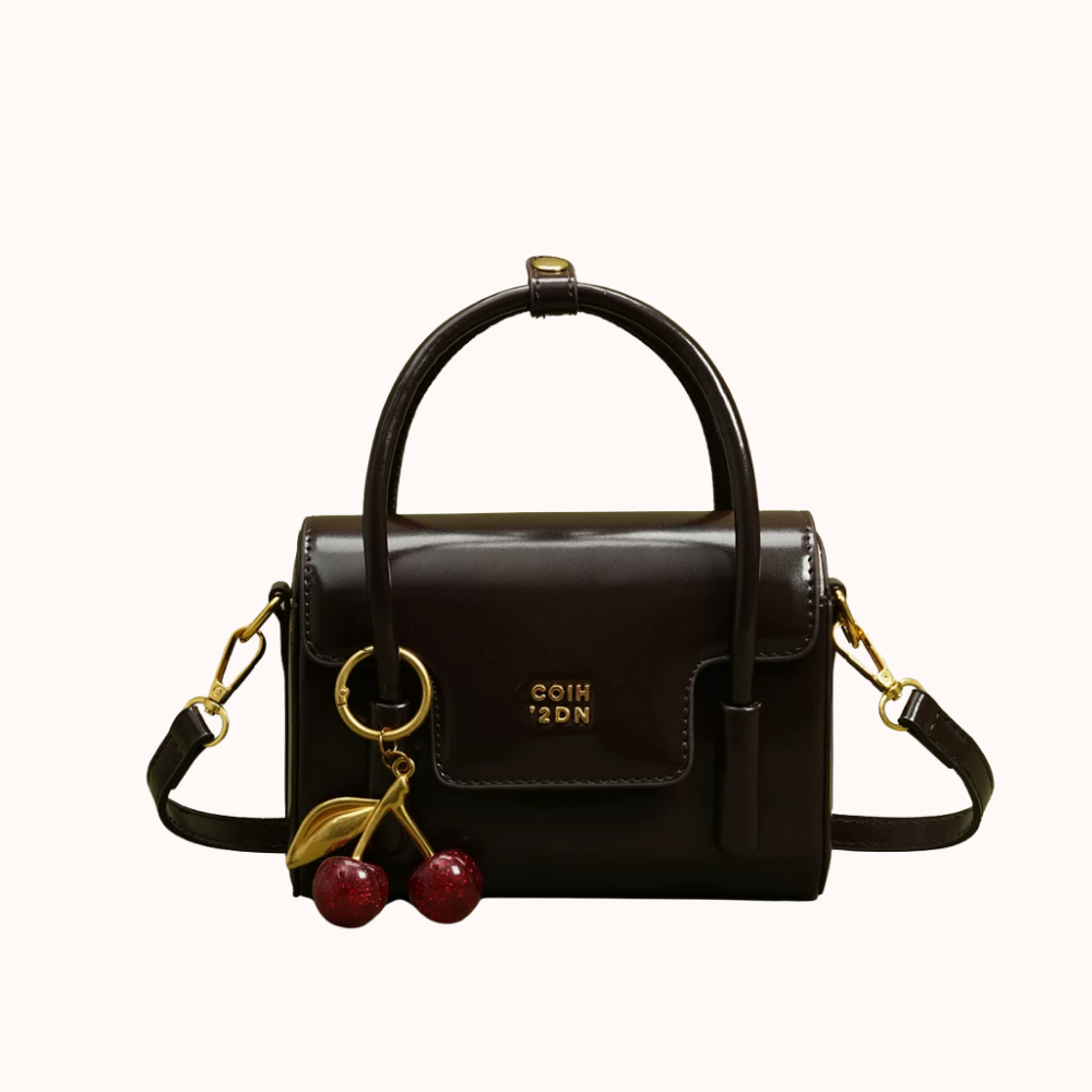 Cerise Cherry Charm Mini Handbag