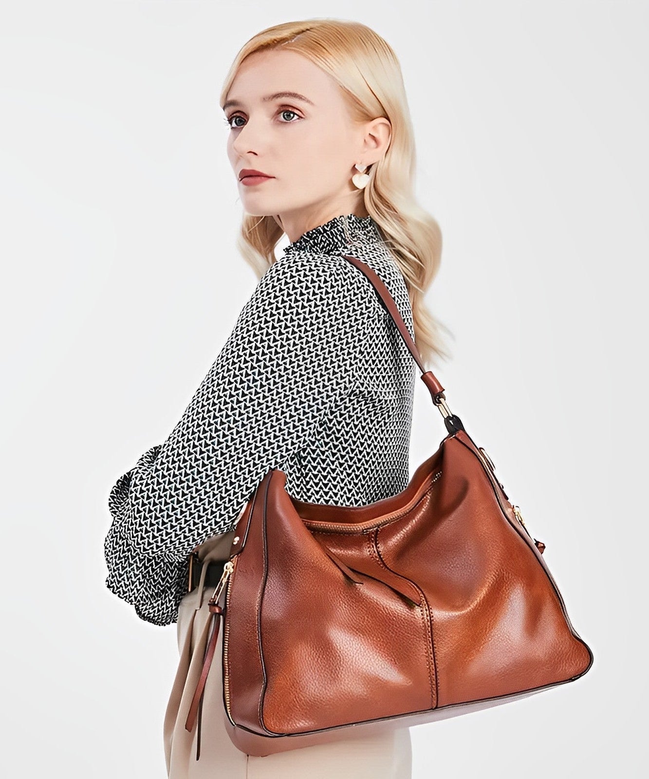 Amaya Vegan Leather Crossbody Bag
