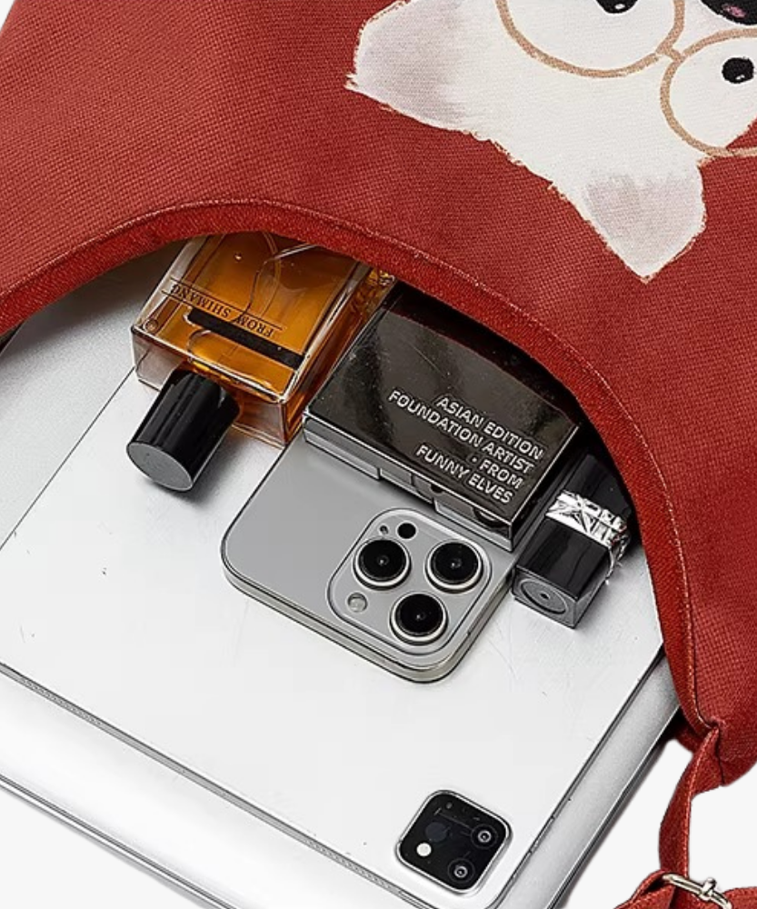 Rubelle Illustrated Shoulder Bag