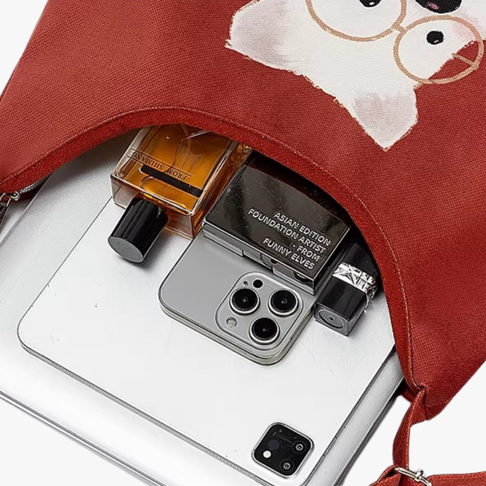 Rubelle Illustrated Shoulder Bag