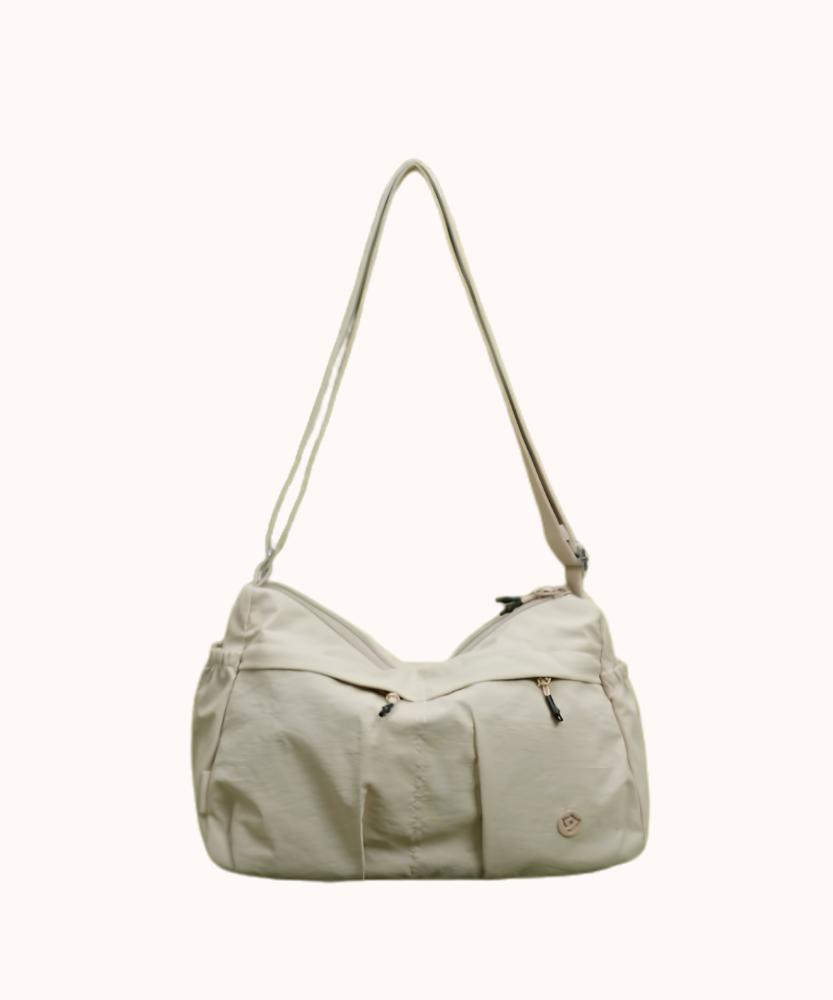 Fabria Ruched Shoulder Bag
