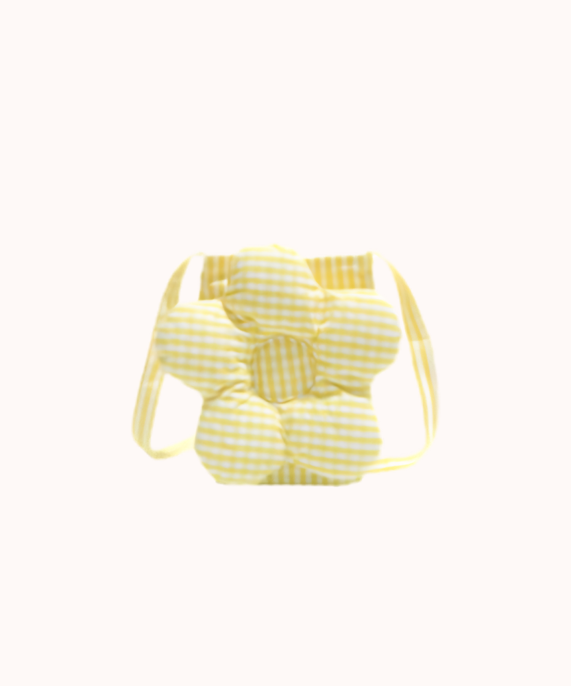 Solenne Gingham Flower Mini Shoulder Bag