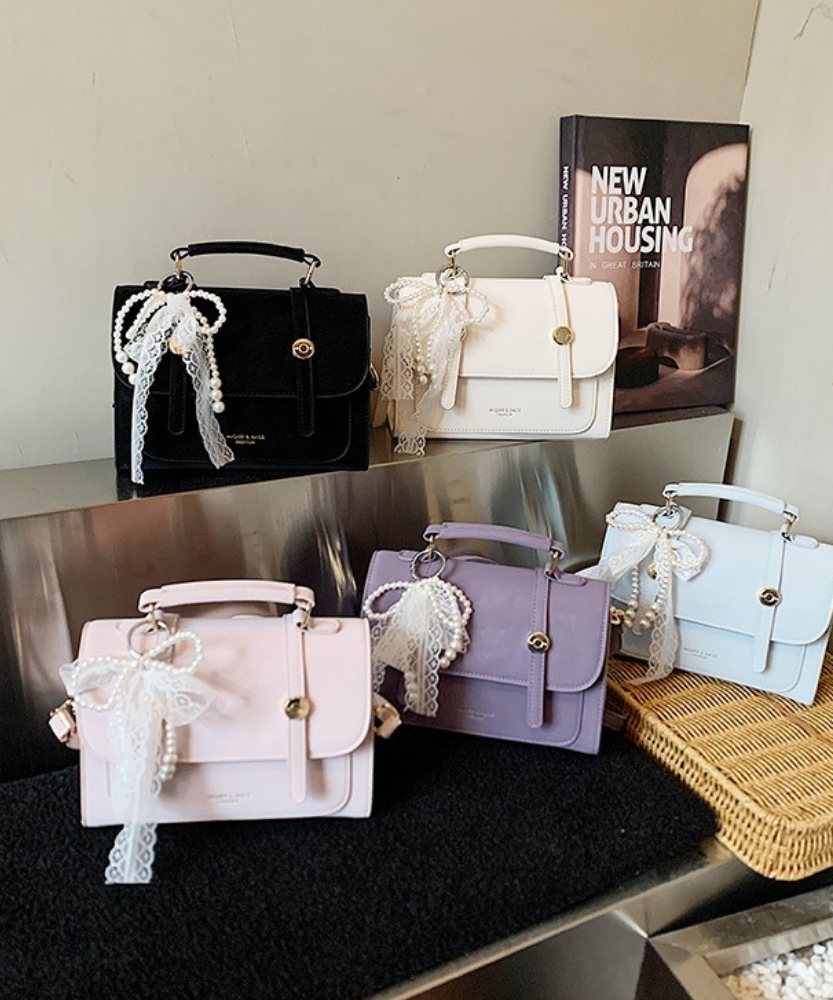 Vessara Top Handle Flap Bag