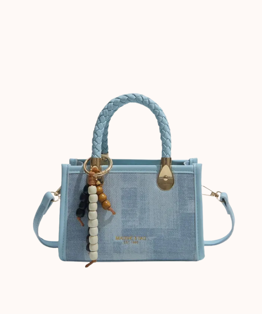 Capucine Braided Handle Mini Handbag