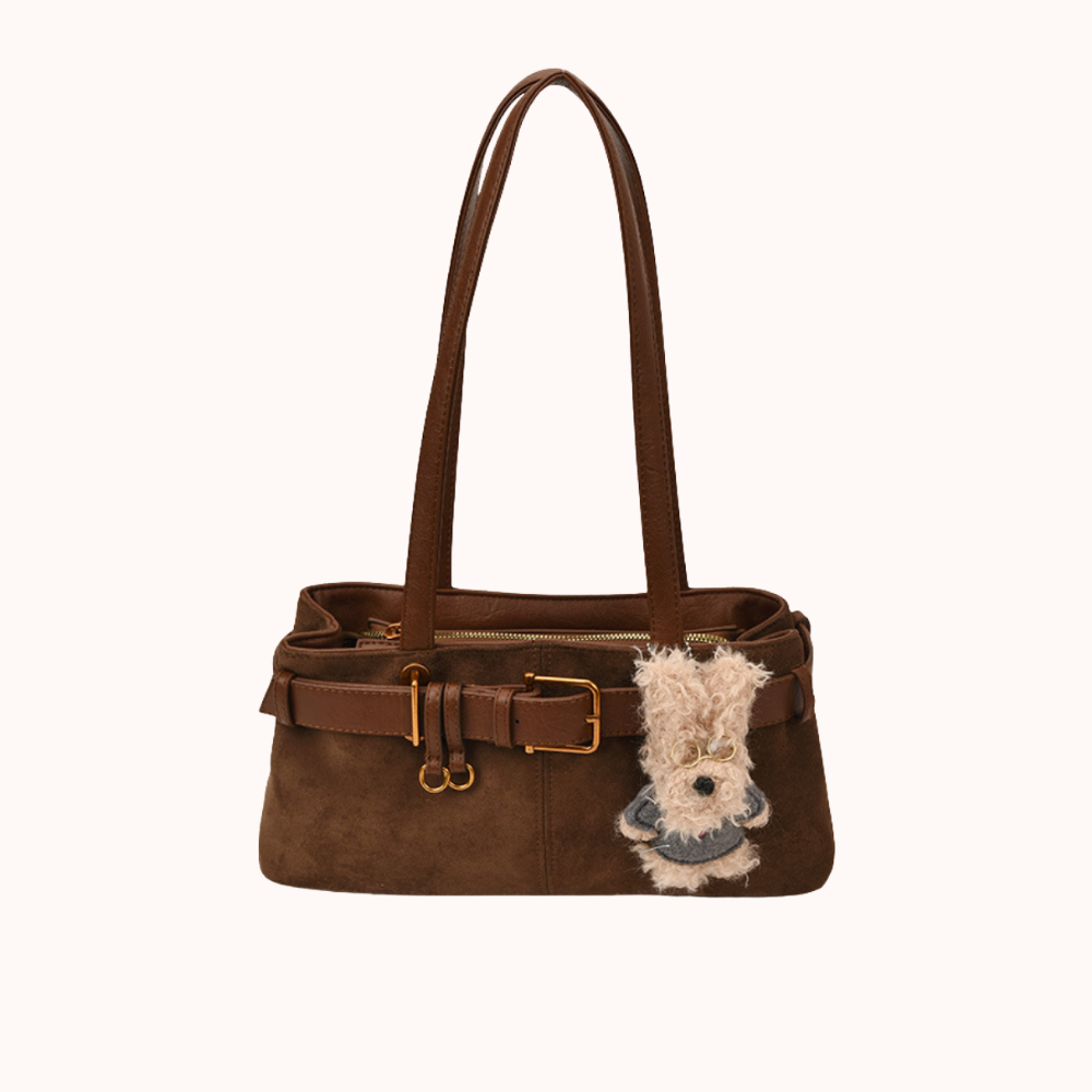 Lunéa Cat Charm Shoulder Bag
