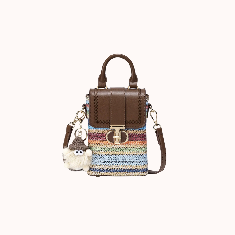 Arcelle Woven Phone Bag