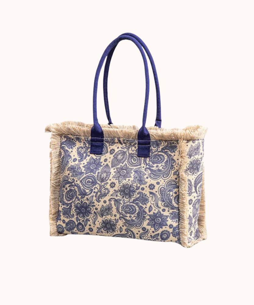 Flora Floral Print Tote Bag