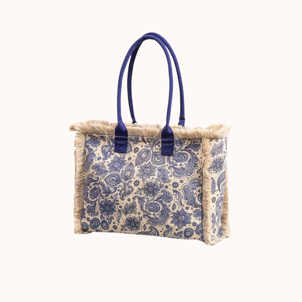 Flora Floral Print Tote Bag