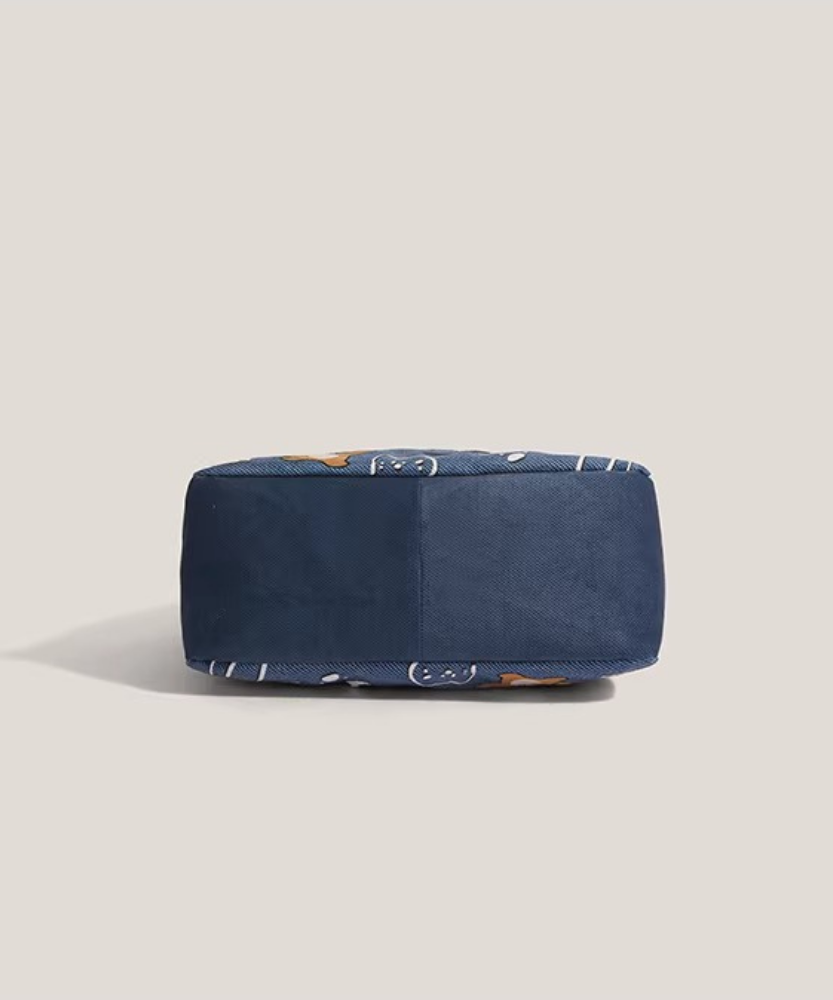 Canella Dog Print Shoulder Bag