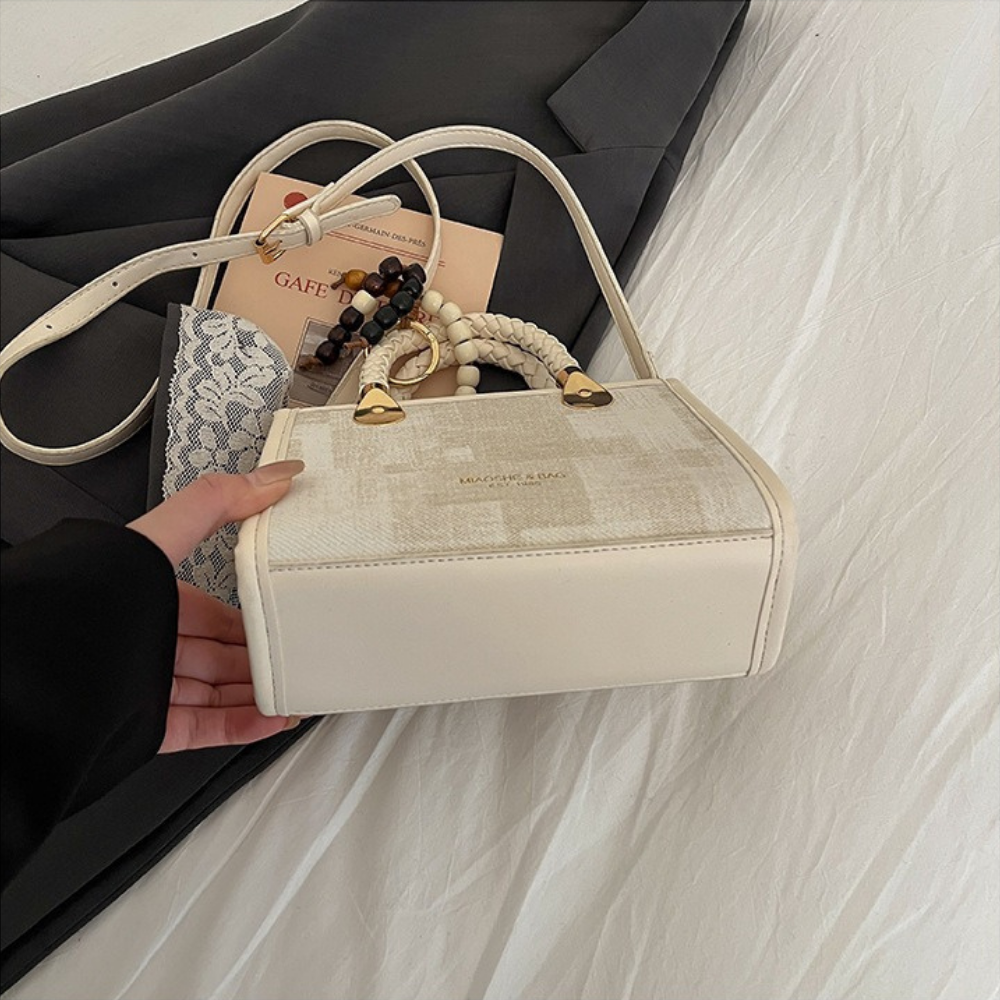 Capucine Braided Handle Mini Handbag