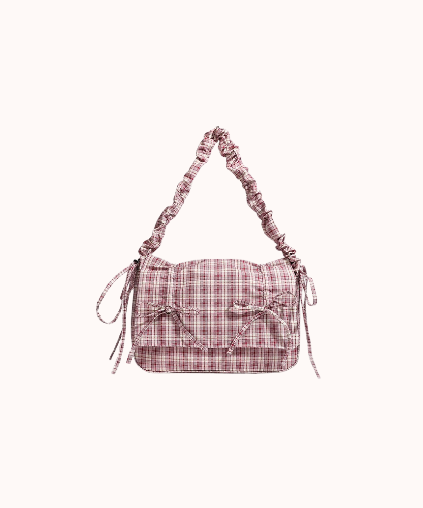 Quivara Plaid Shoulder Bag