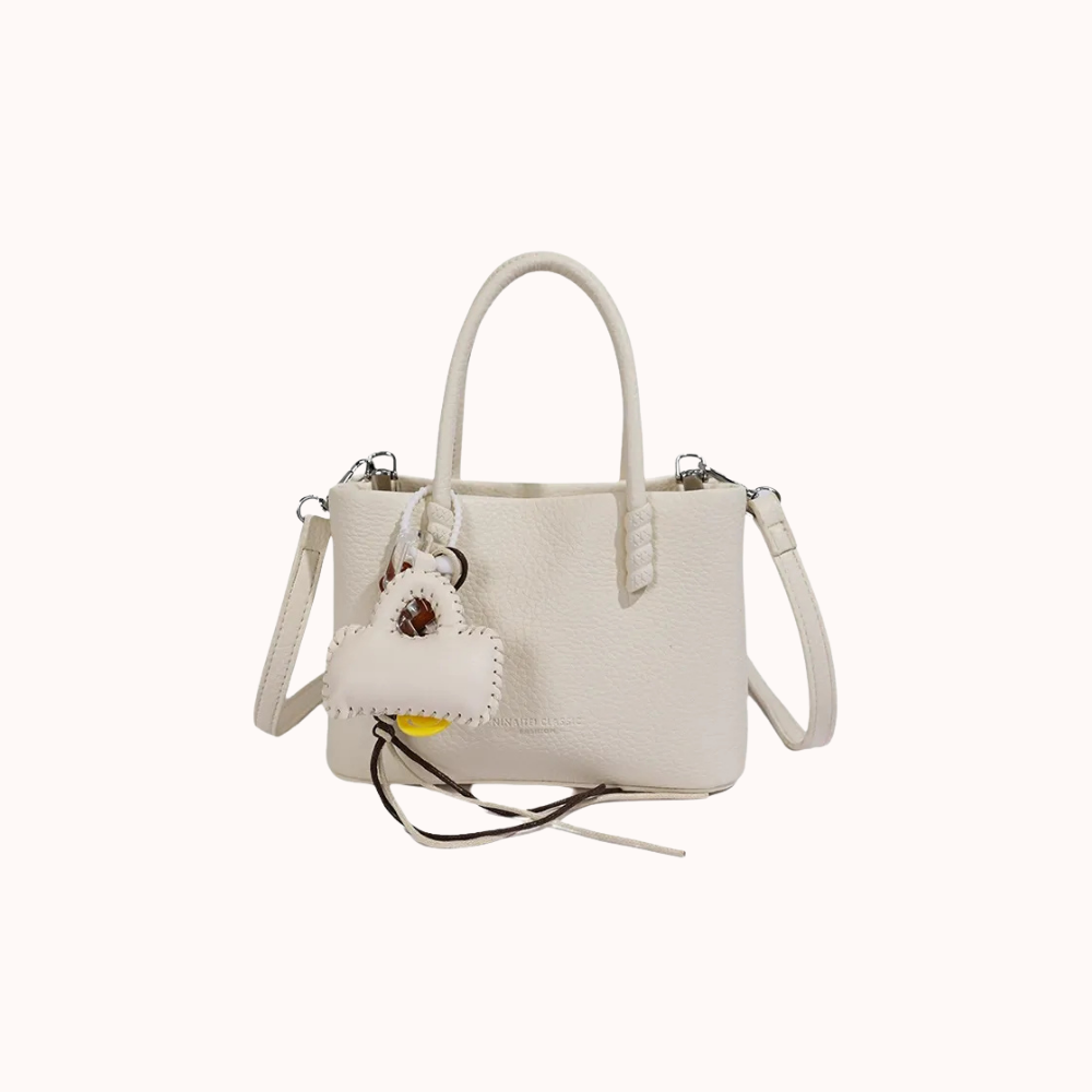 Dolciana Heart Charm Bucket Bag