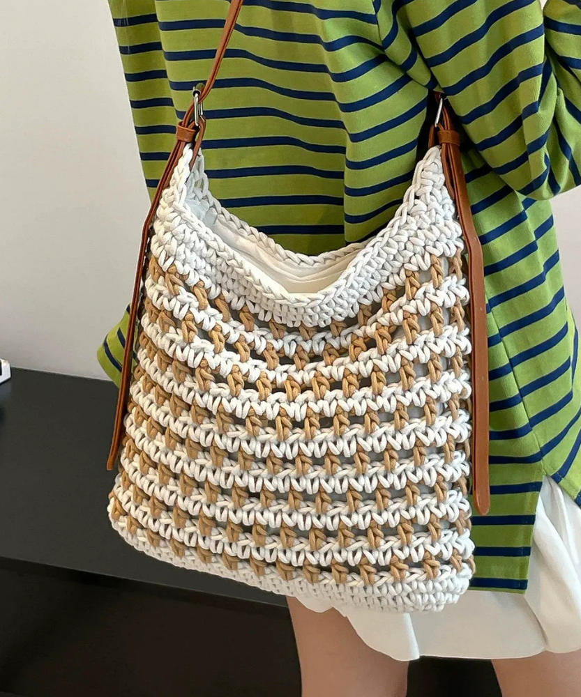 Briselia Woven Shoulder Bag
