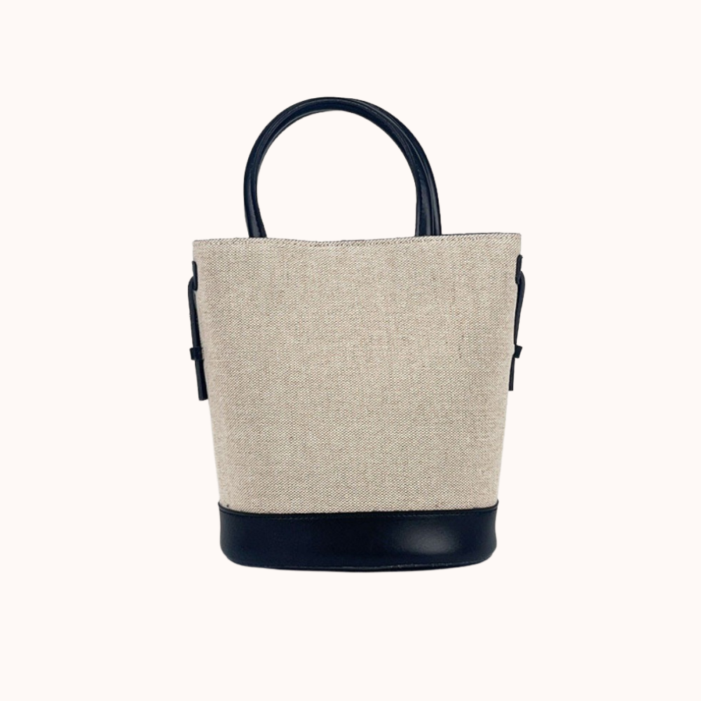 Serah Vegan Leather Crossbody Bucket Bag