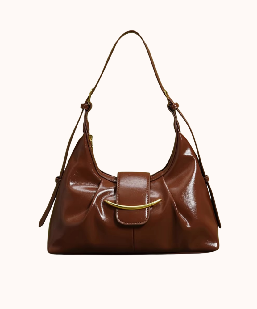 Meddréa Glossy Shoulder Bag