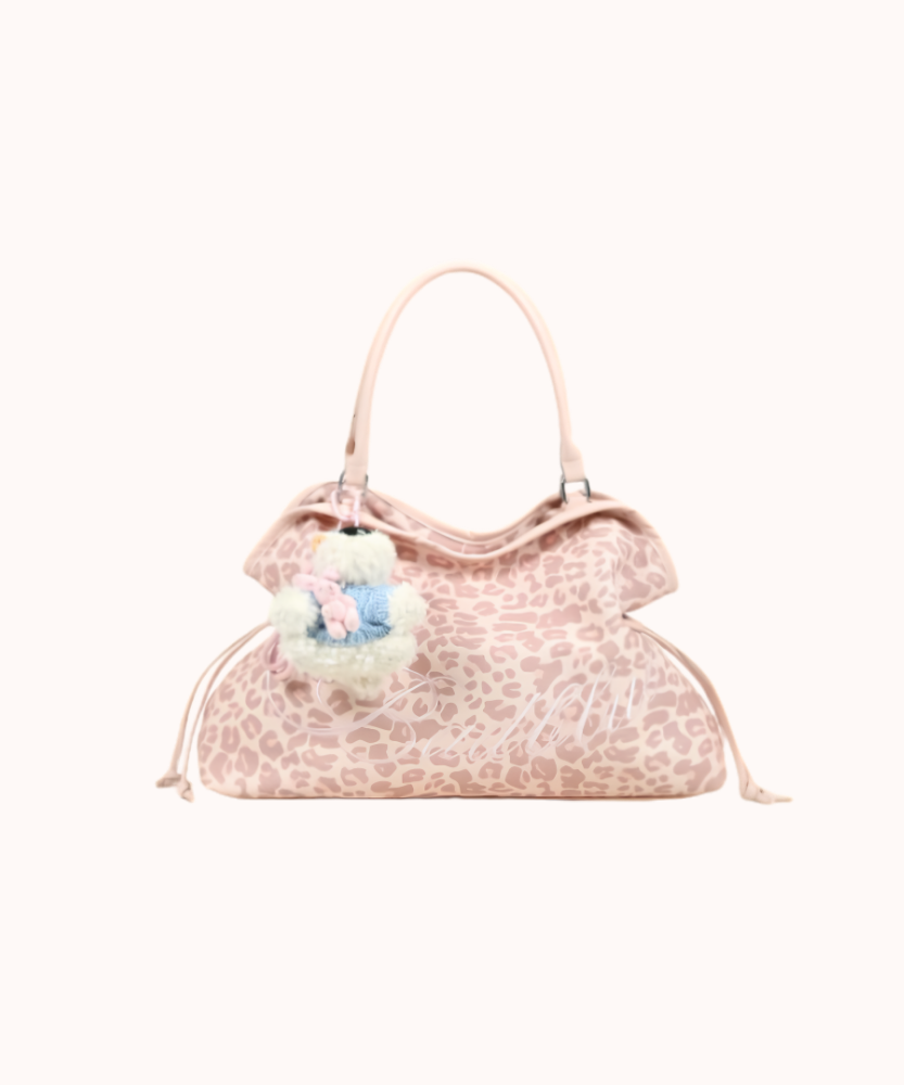 Roselle Leopard Print Shoulder Bag