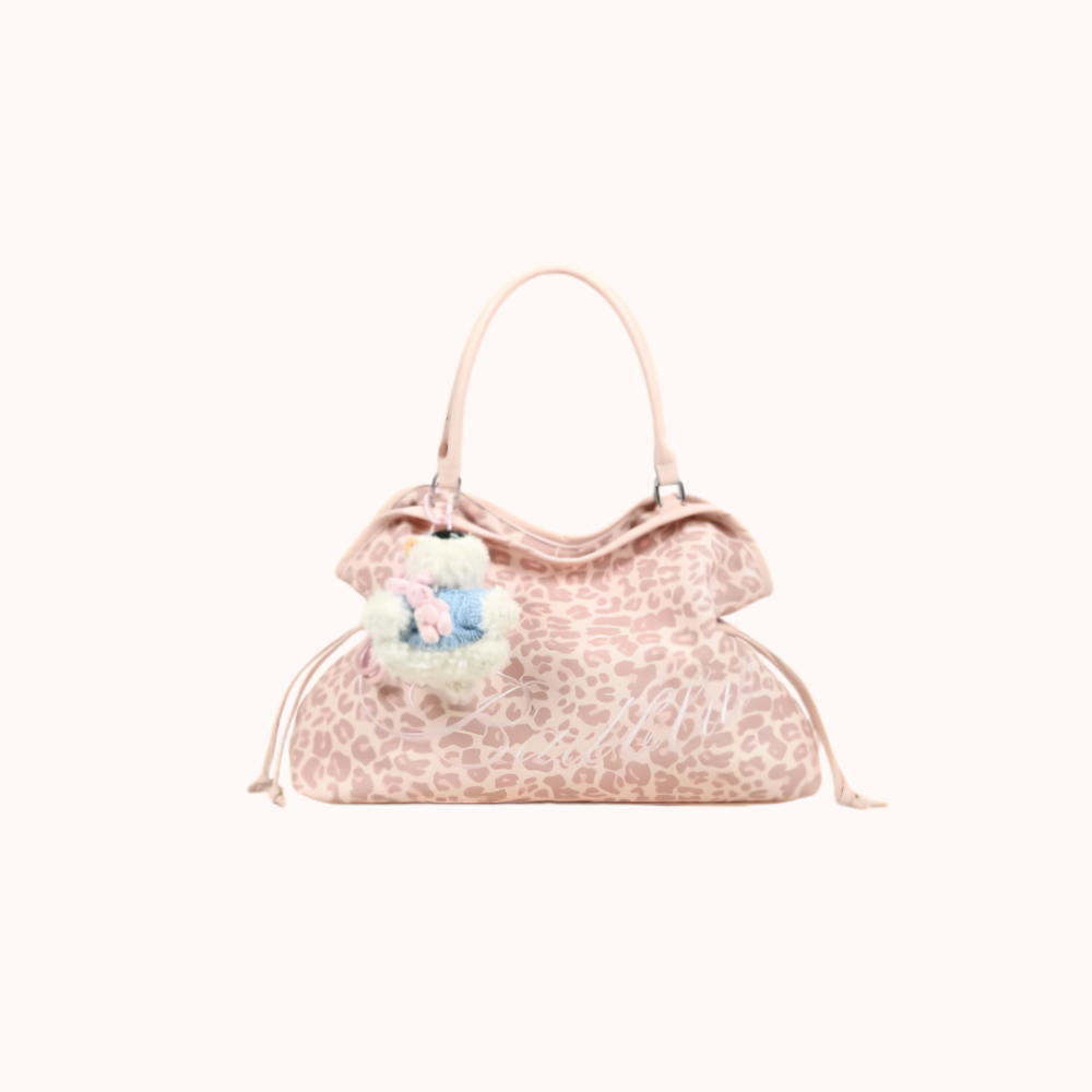 Roselle Leopard Print Shoulder Bag