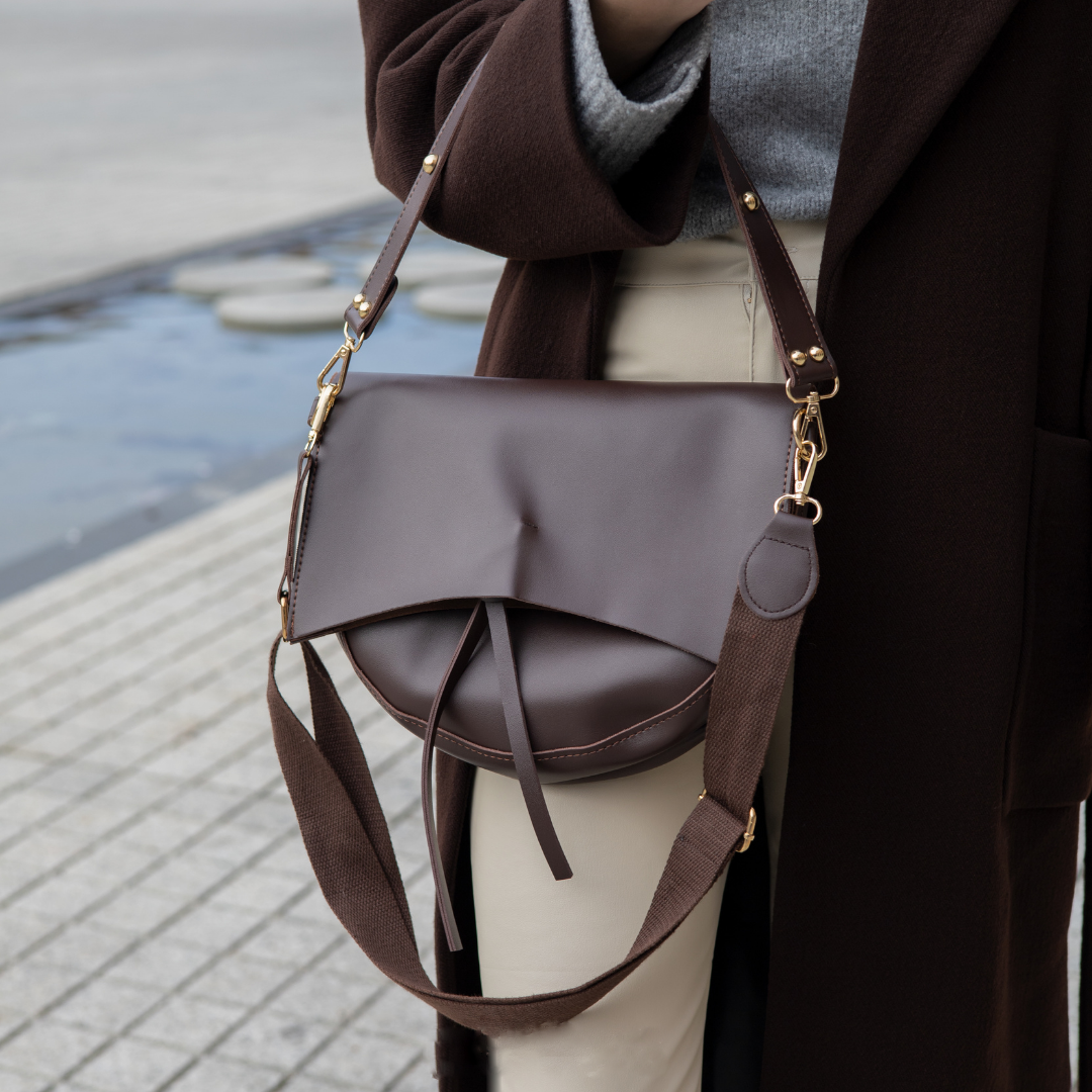 Aurore Vegan Leather Crossbody Bag