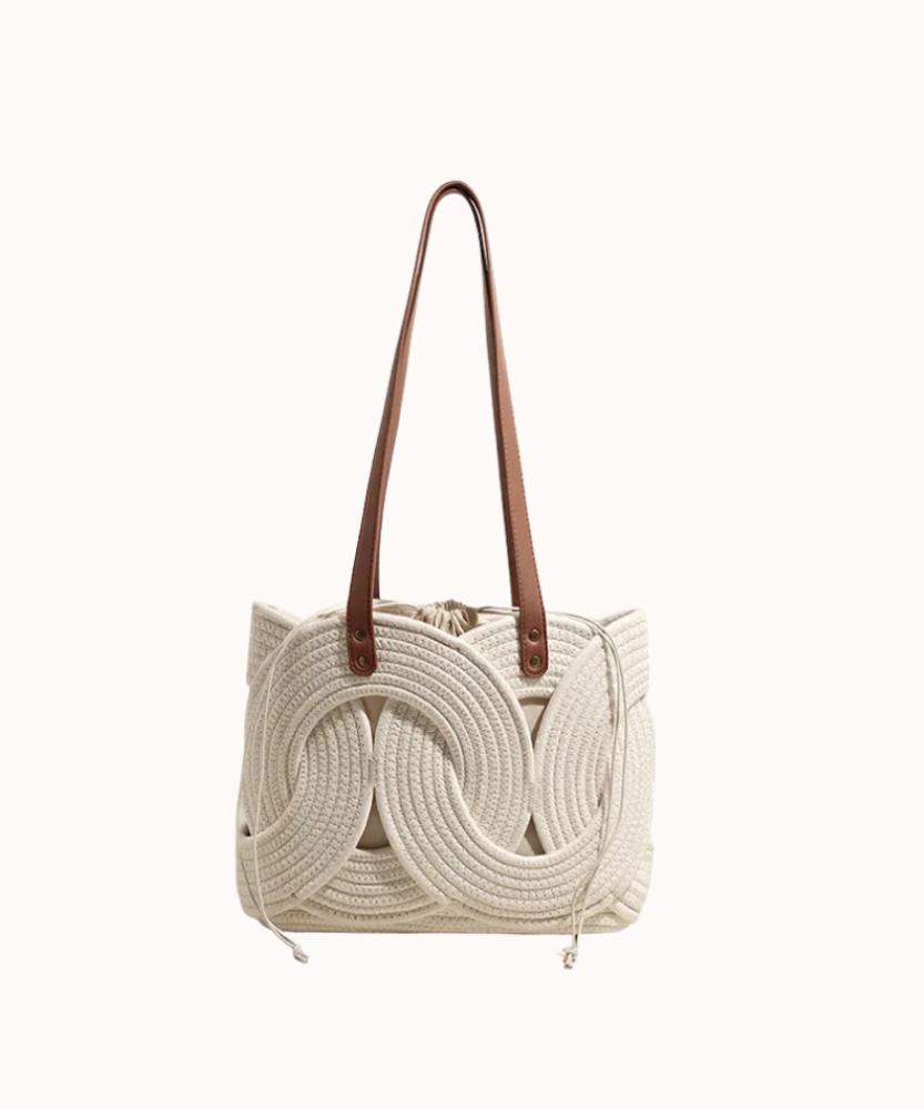 Tyvera Woven Shoulder Bag