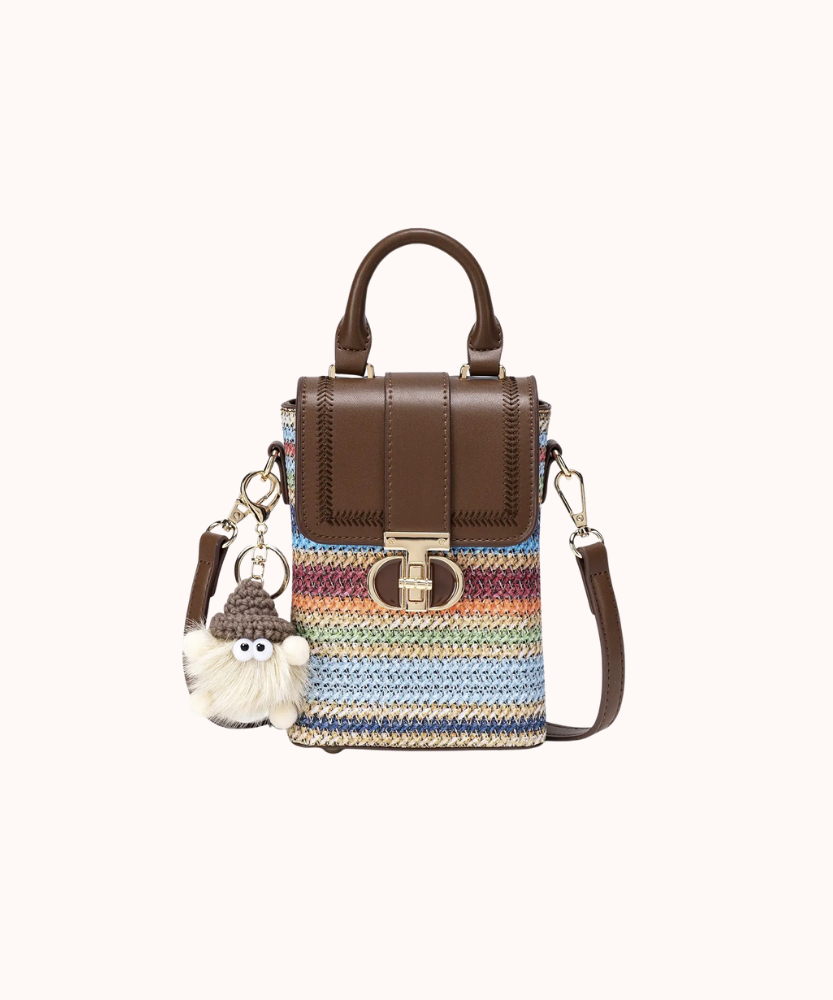 Arcelle Woven Phone Bag