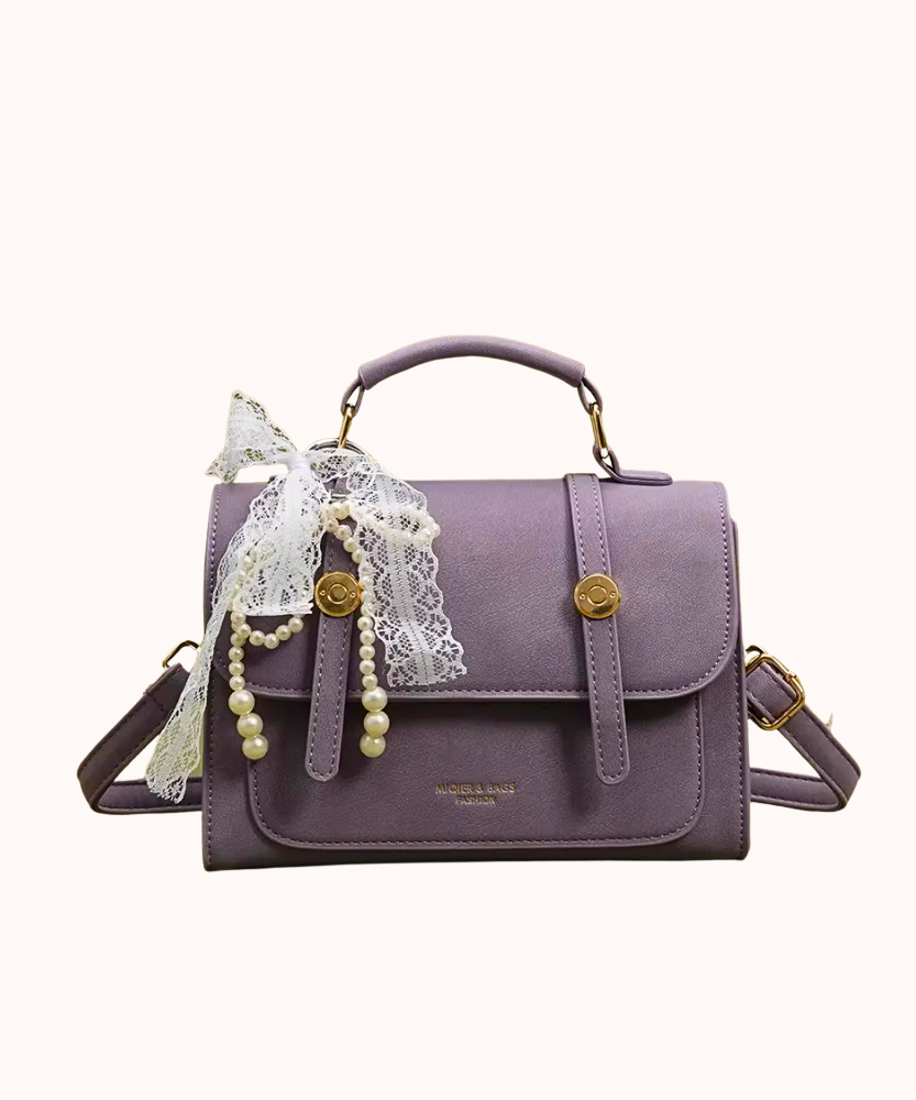 Vessara Top Handle Flap Bag