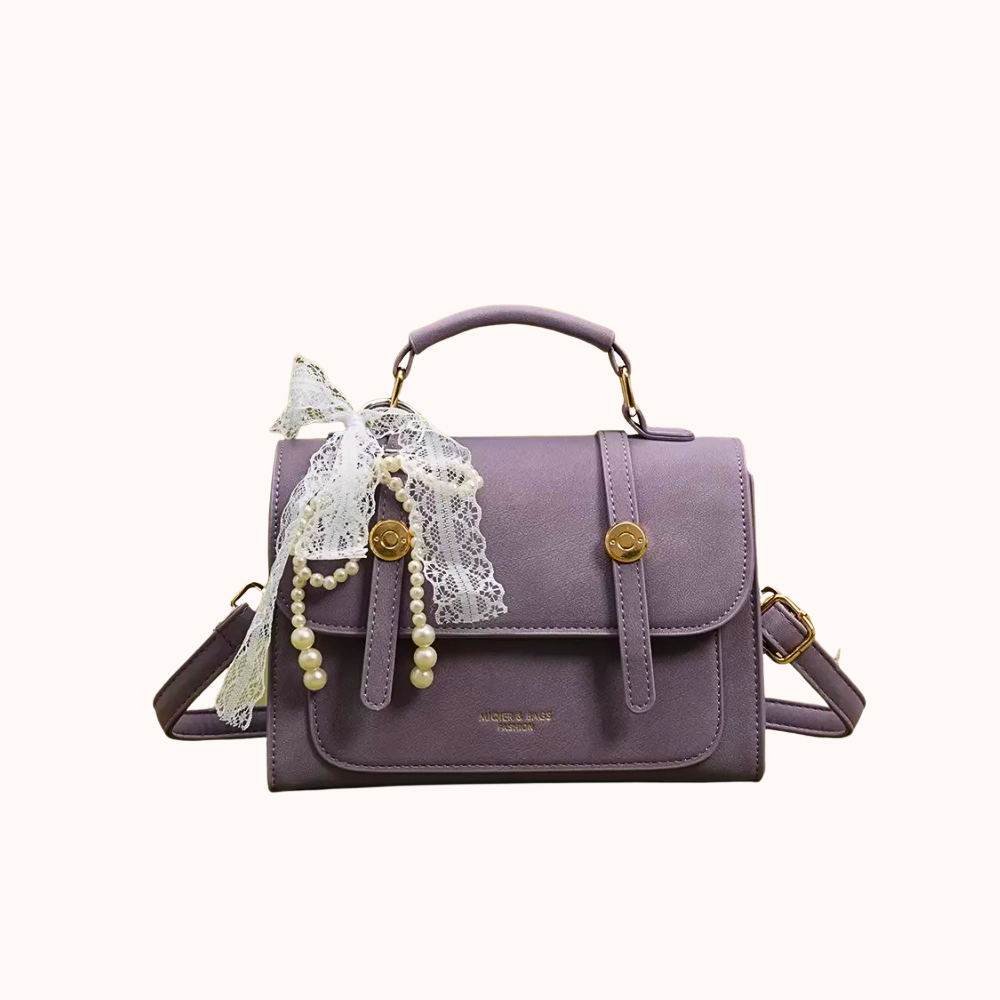 Vessara Top Handle Flap Bag