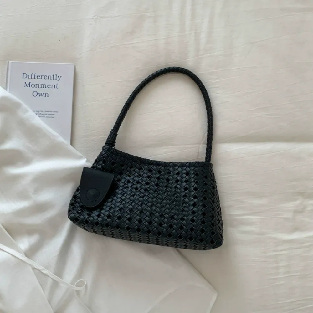 Tesoria Woven Shoulder Bag