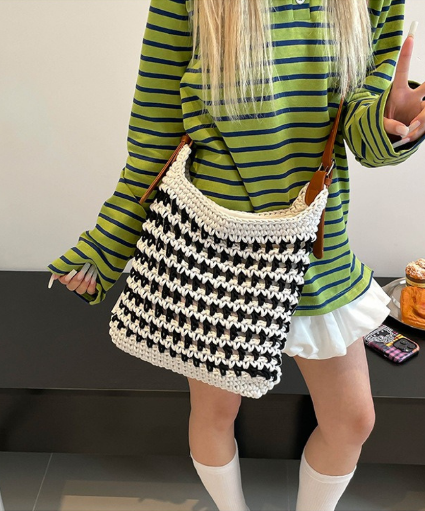 Briselia Woven Shoulder Bag