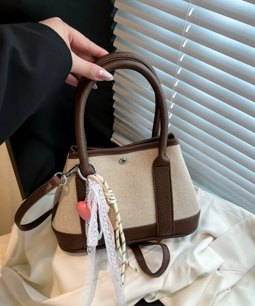 Liorvane Lace Charm Mini Handbag